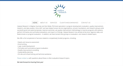 Desktop Screenshot of catalystresearch.net